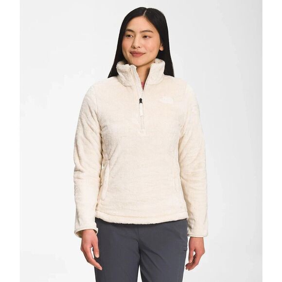 The North Face Osito Jacket NF0A7UQM Womens Gardenia White Ziper Pullover DTF276 - Picture 1 of 12